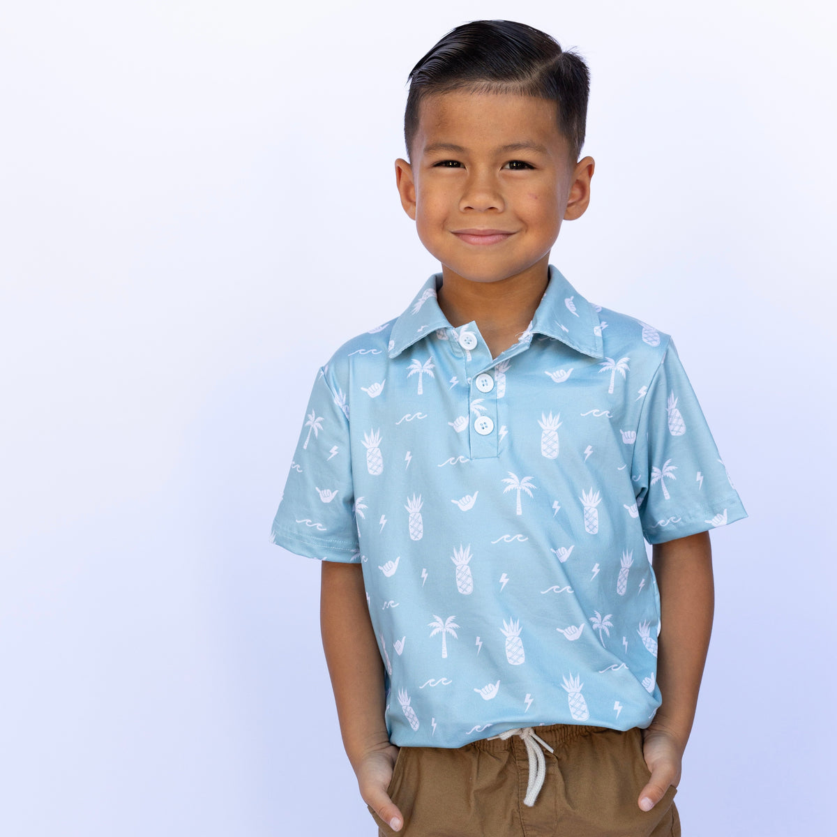 Westside Blue Collared Shirt