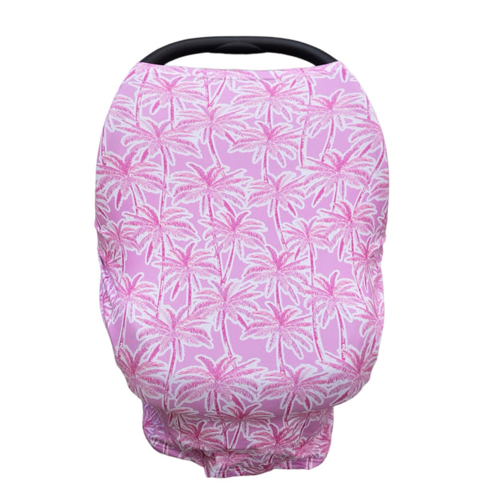 Palm Tree | Purple Orchid Car Seat Cover