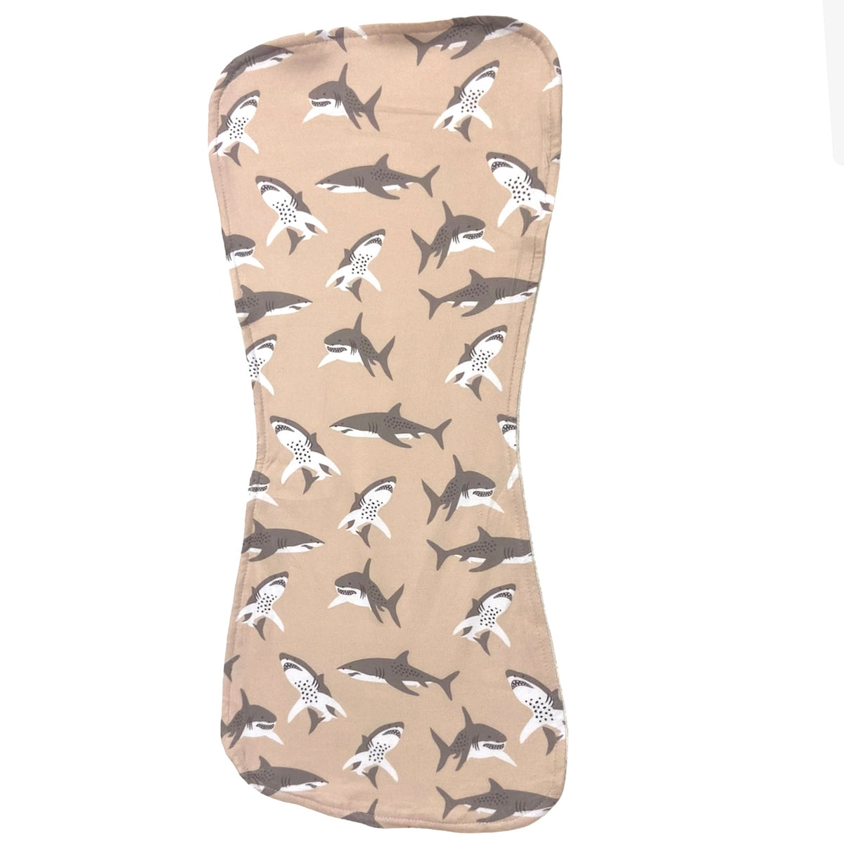 Tan mano Burp cloth