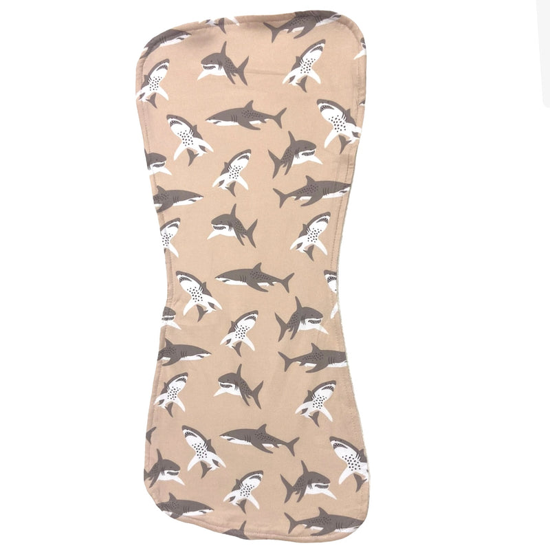 Tan mano Burp cloth