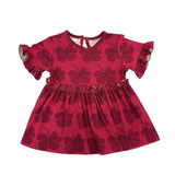 Berry Hibiscus Peplum Top - Sweet Sweet Honey Hawaii