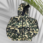 Camo Monstera Windbreaker Jacket - Sweet Sweet Honey Hawaii