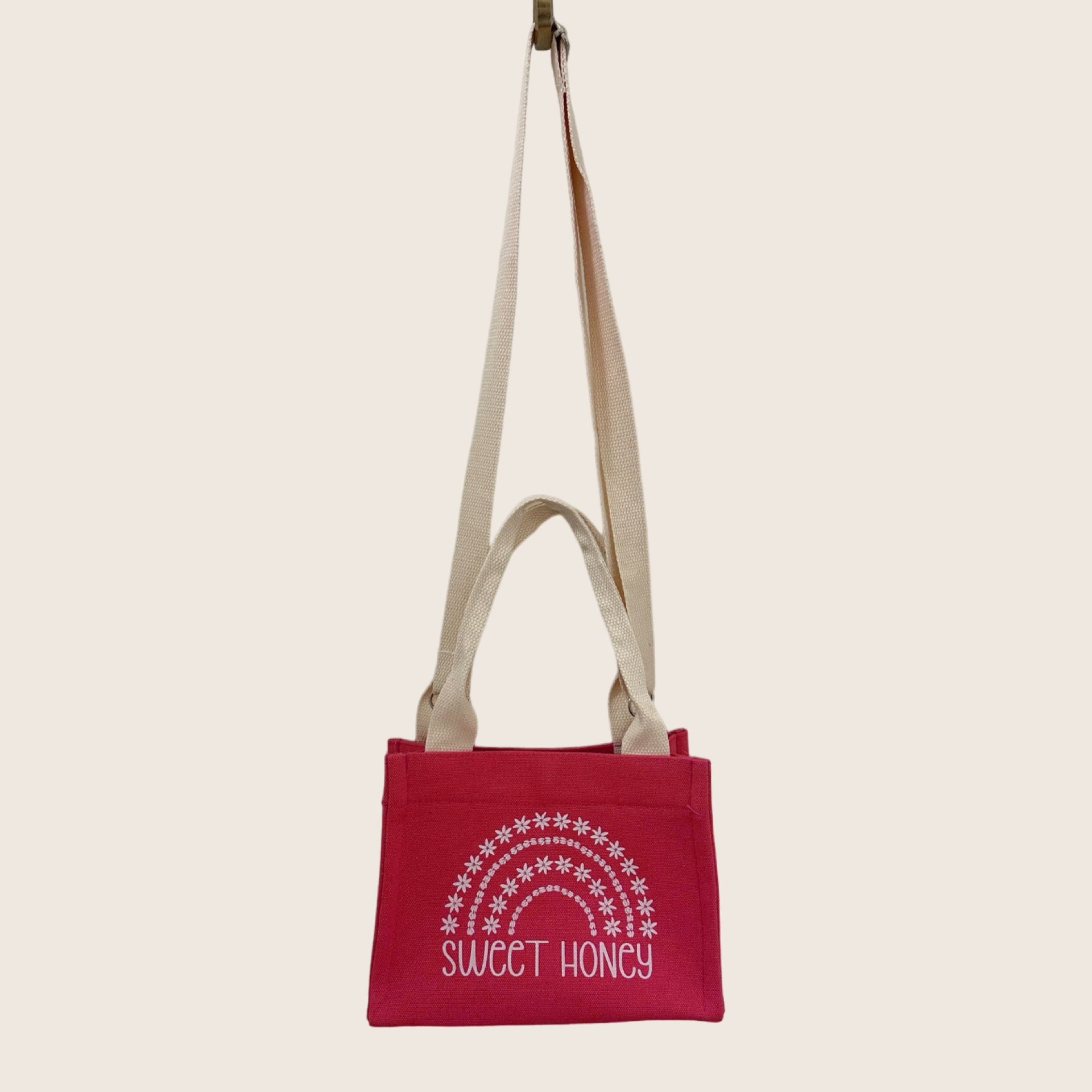 Canvas tote with Strap - pasadenatexaslimos