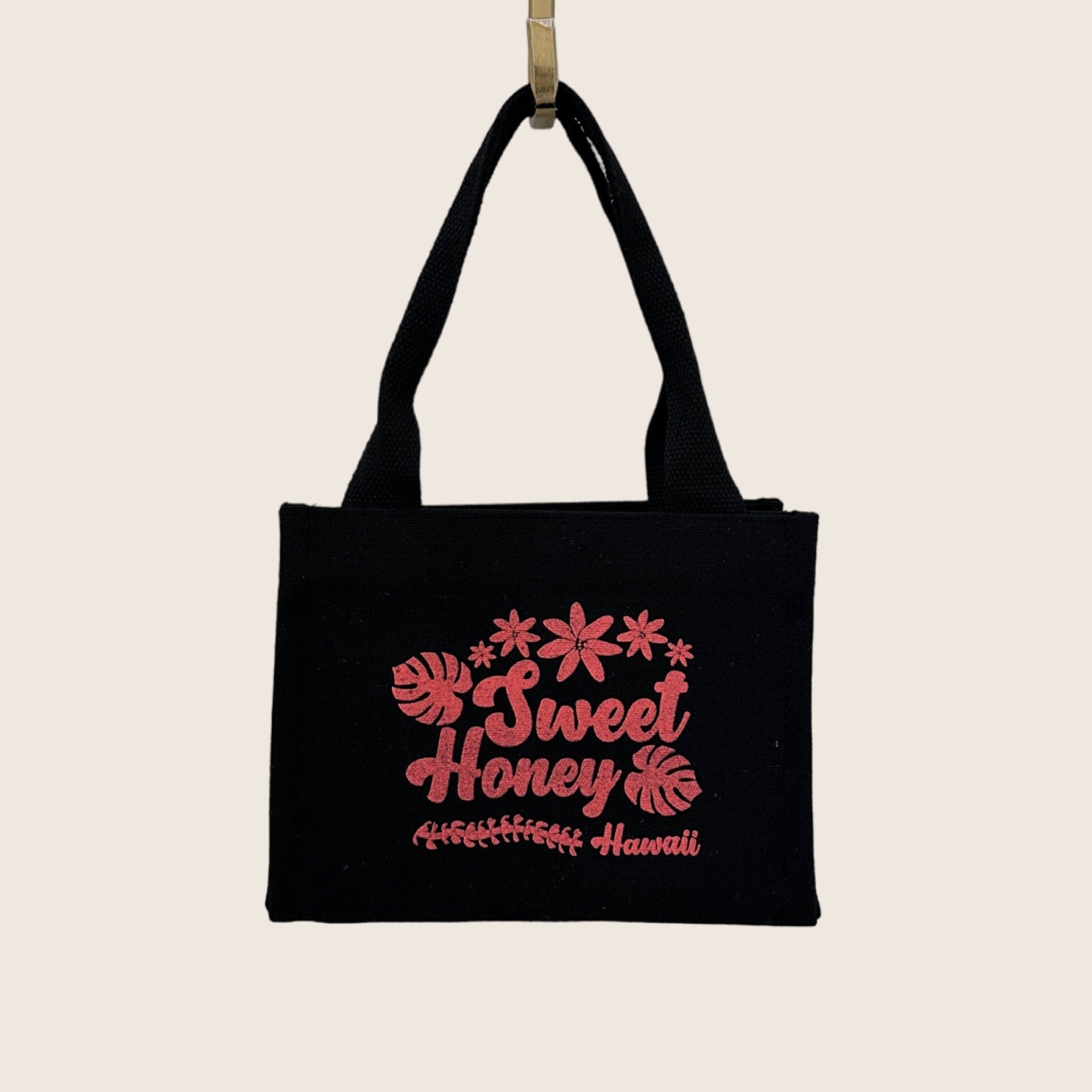 Canvas tote with Strap - Sweet Sweet Honey Hawaii