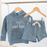 Chee Hoo Blue Marbled Hoodie - Sweet Sweet Honey Hawaii