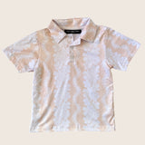 Cream Puakenikeni Collared Shirt - Sweet Sweet Honey Hawaii