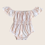 Cream Puakenikeni Off the Shoulder Onesie - pasadenatexaslimos