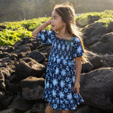 Gracie|Blue Boho Hibiscus - Sweet Sweet Honey Hawaii