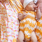 Honey Plumeria Off The Shoulder Onesie - Sweet Sweet Honey Hawaii