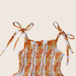 Honey Puakenikeni Scrunch Tie Top - Sweet Sweet Honey Hawaii