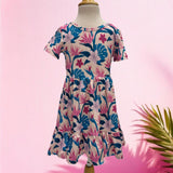 Kaile'a Ruffled Tee Dress - Sweet Sweet Honey Hawaii