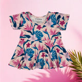 Kaile'a Tee Dress Onesie - Sweet Sweet Honey Hawaii