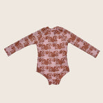 Kanani Monstera Long Sleeve Swimsuit - pasadenatexaslimos