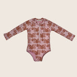 Kanani Monstera Long Sleeve Swimsuit - pasadenatexaslimos