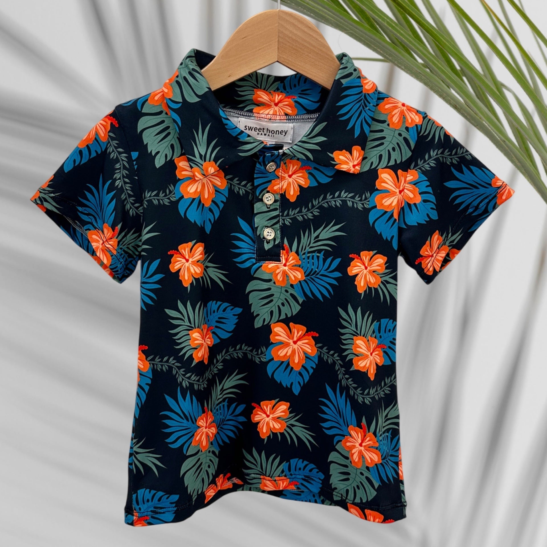 Kealoha Collared Shirt - Sweet Sweet Honey Hawaii