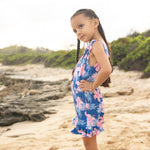 Leilani Shoulder Tie Romper - Sweet Sweet Honey Hawaii