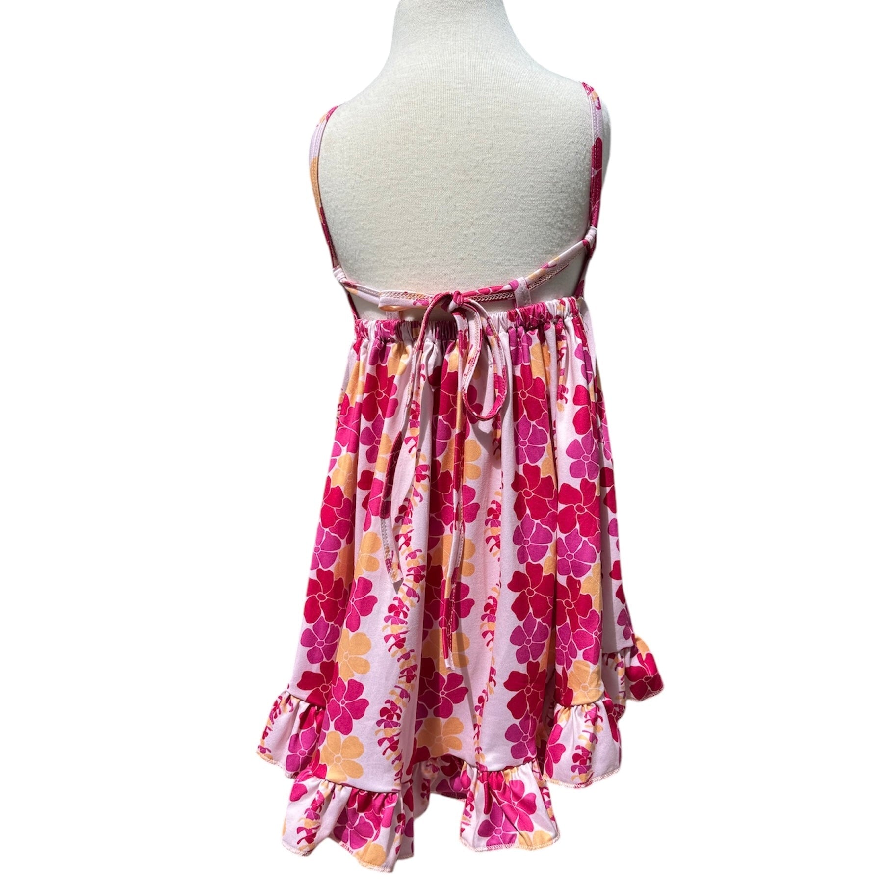 Magenta Puakenikeni Stella Dress - Sweet Sweet Honey Hawaii