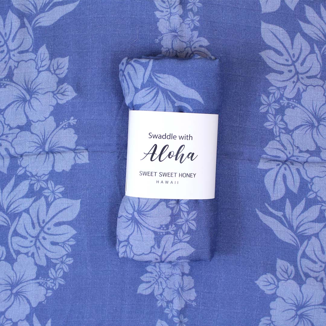 Mauna Lani Lapis Bamboo Swaddle Blanket - pasadenatexaslimos