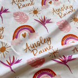 Personalize Blanket: Paradise Rainbow - Sweet Sweet Honey Hawaii