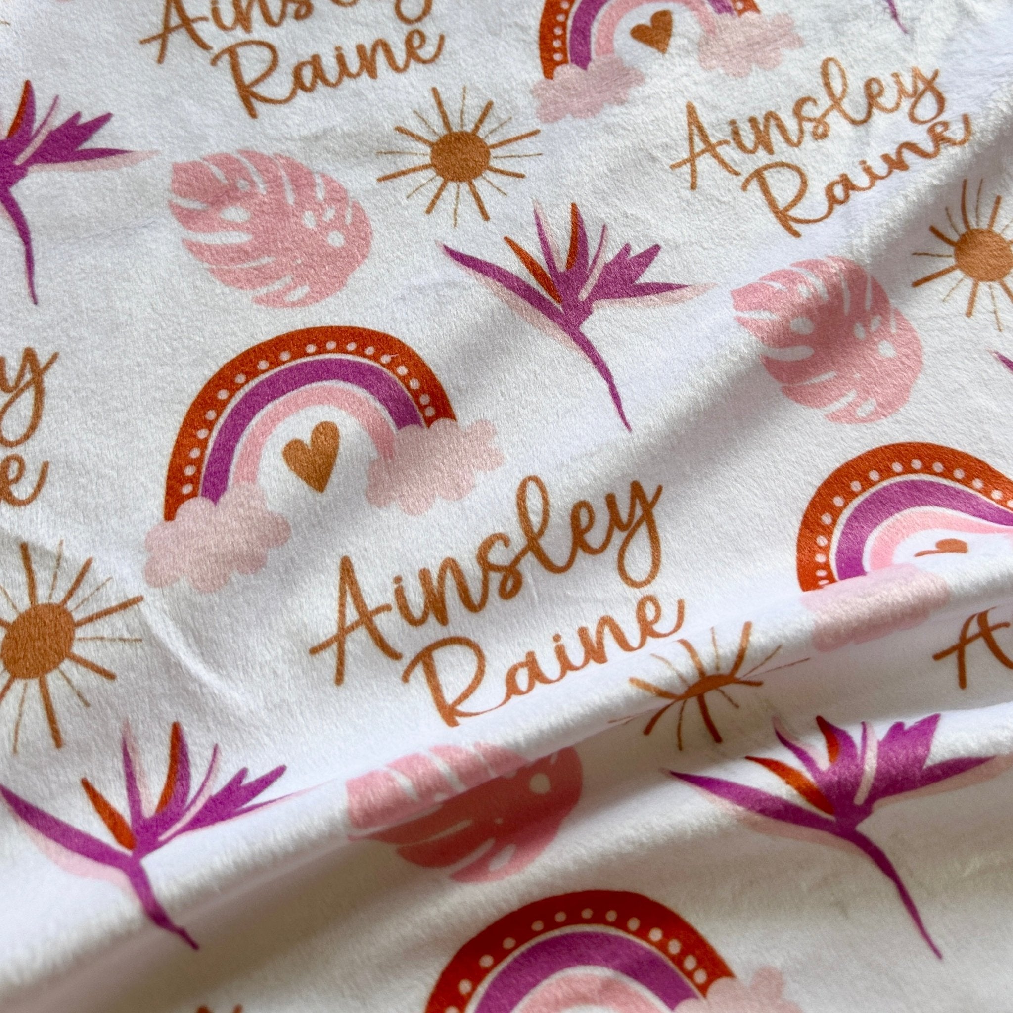 Personalize Blanket: Paradise Rainbow - Sweet Sweet Honey Hawaii