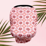 Pink Boho Hibiscus Car seat Cover - Sweet Sweet Honey Hawaii