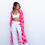 Sunset of Wailea Women's Kimono - pasadenatexaslimos