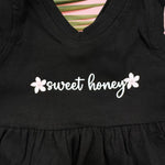 Sweet Honey Black Peplum Tank Set - Sweet Sweet Honey Hawaii