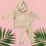 pasadenatexaslimos Cream hoodie/jogger set - pasadenatexaslimos