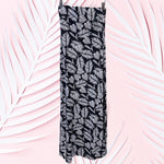 Women's Black Palm Tube Maxi Dress - Sweet Sweet Honey Hawaii