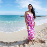 Women's Sunrise Of Wailea Tube top Maxi Dress - Sweet Sweet Honey Hawaii