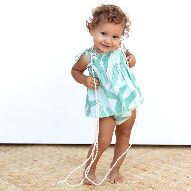 Banana leaf Tie Top Set - Sweet Sweet Honey Hawaii