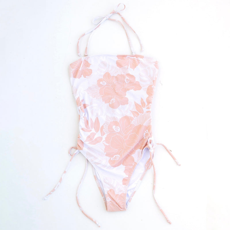 Sands of Wailea One piece scrunch Bikini - Sweet Sweet Honey Hawaii