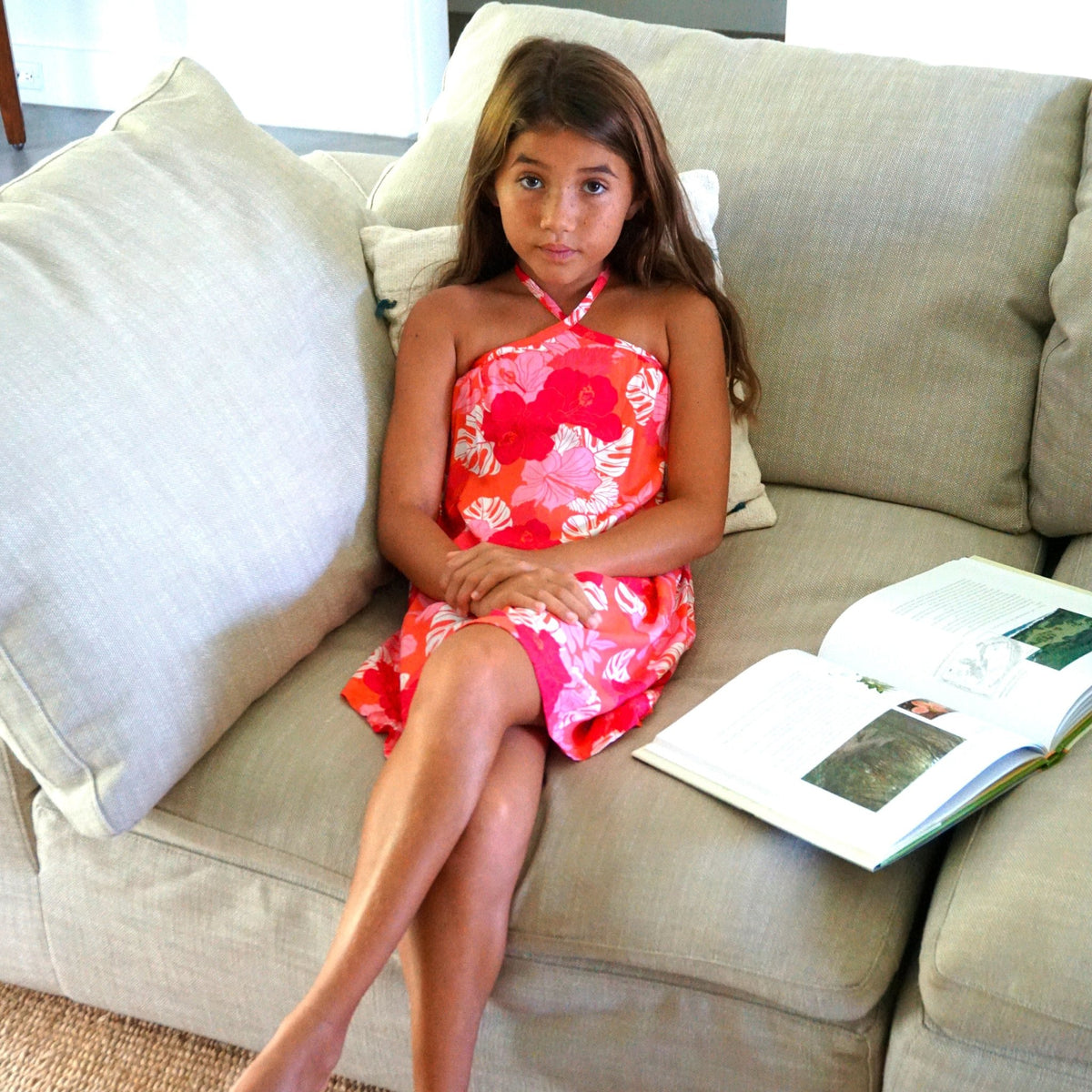 Sunsets of Wailea Halter dress - Sweet Sweet Honey Hawaii